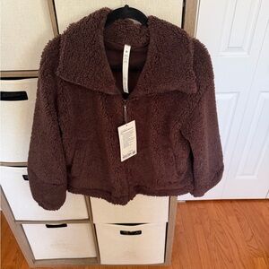 Lululemon cinch-able fleece zip up
